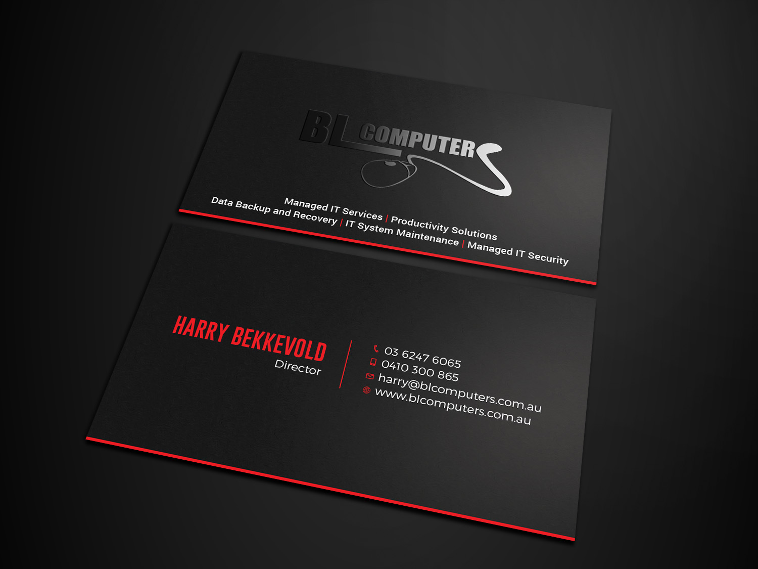 Design de Carte de Visite par Tripti Ranjan Gain pour BL Computers | Design #25255298