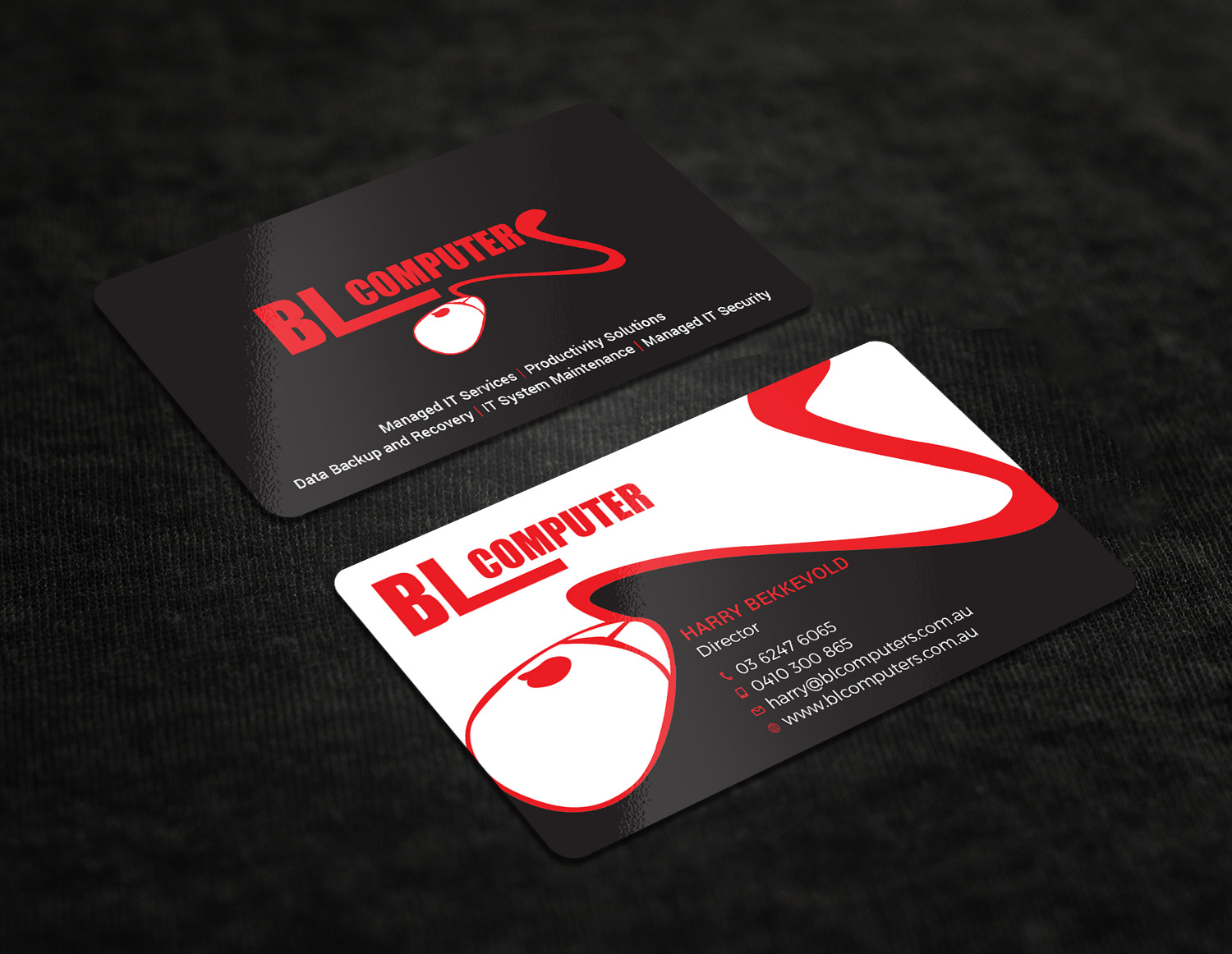 Business Card Design by Tripti Ranjan Gain for BL Computers | Design #25255302