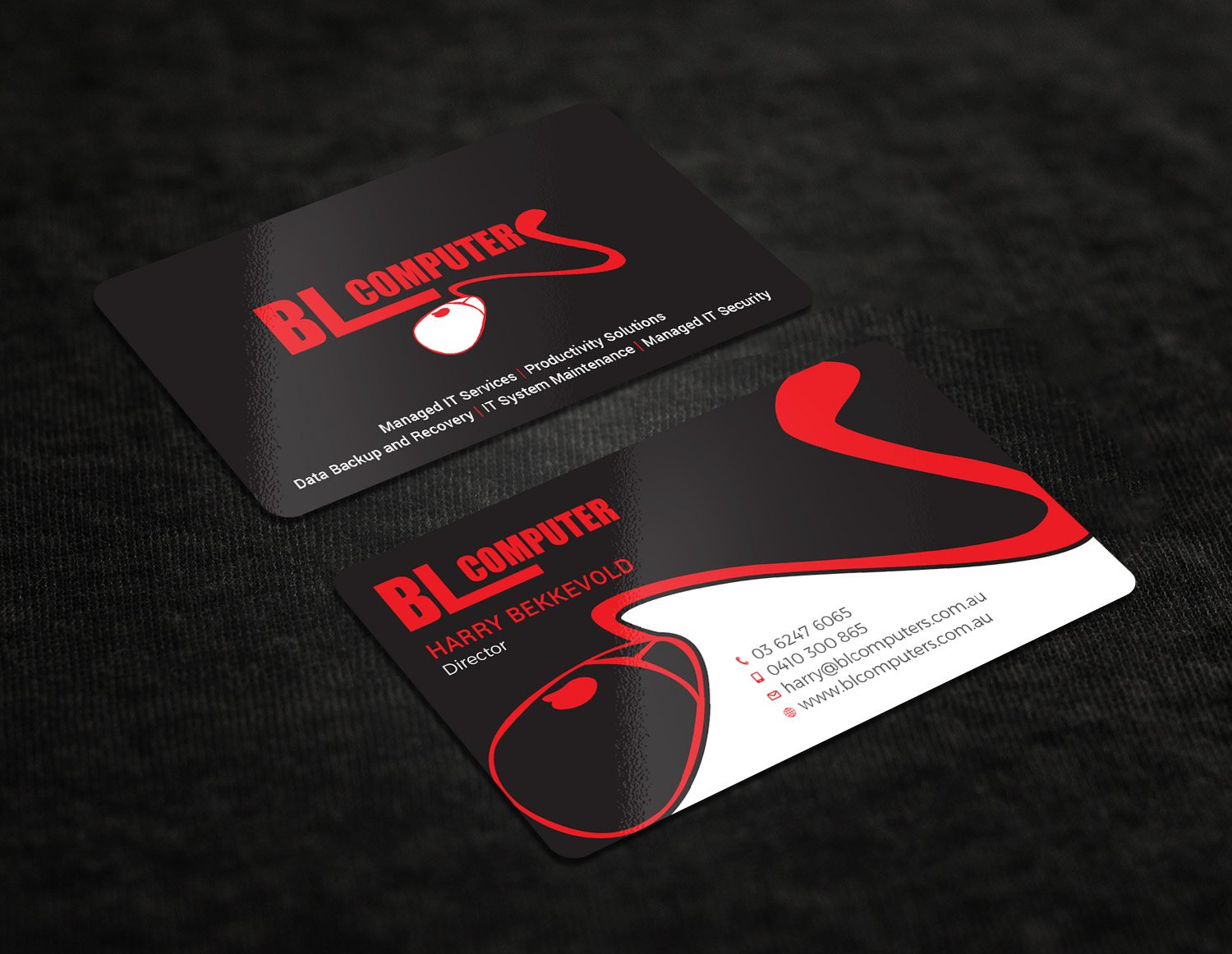 Design de Carte de Visite par Tripti Ranjan Gain pour BL Computers | Design #25255310