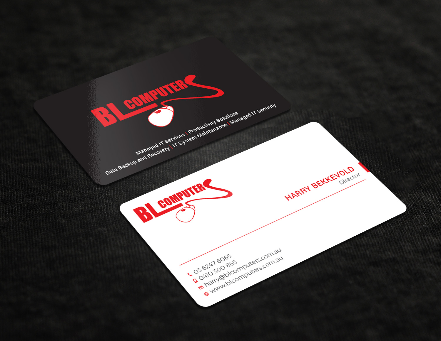 Business Card Design by Tripti Ranjan Gain for BL Computers | Design #25255311