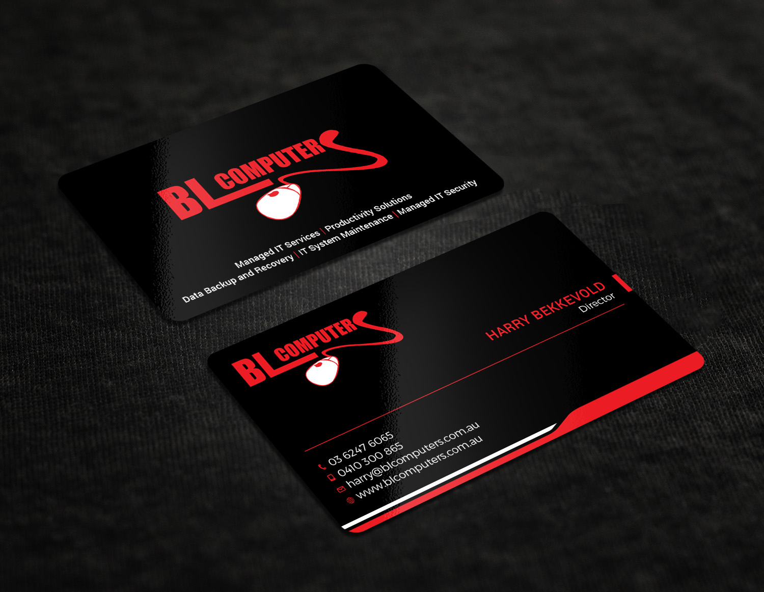 Design de Carte de Visite par Tripti Ranjan Gain pour BL Computers | Design #25255313