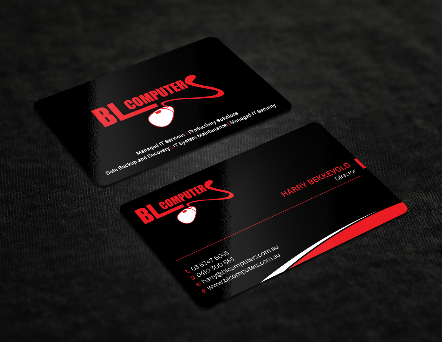 Business Card Design by Tripti Ranjan Gain for BL Computers | Design #25255315