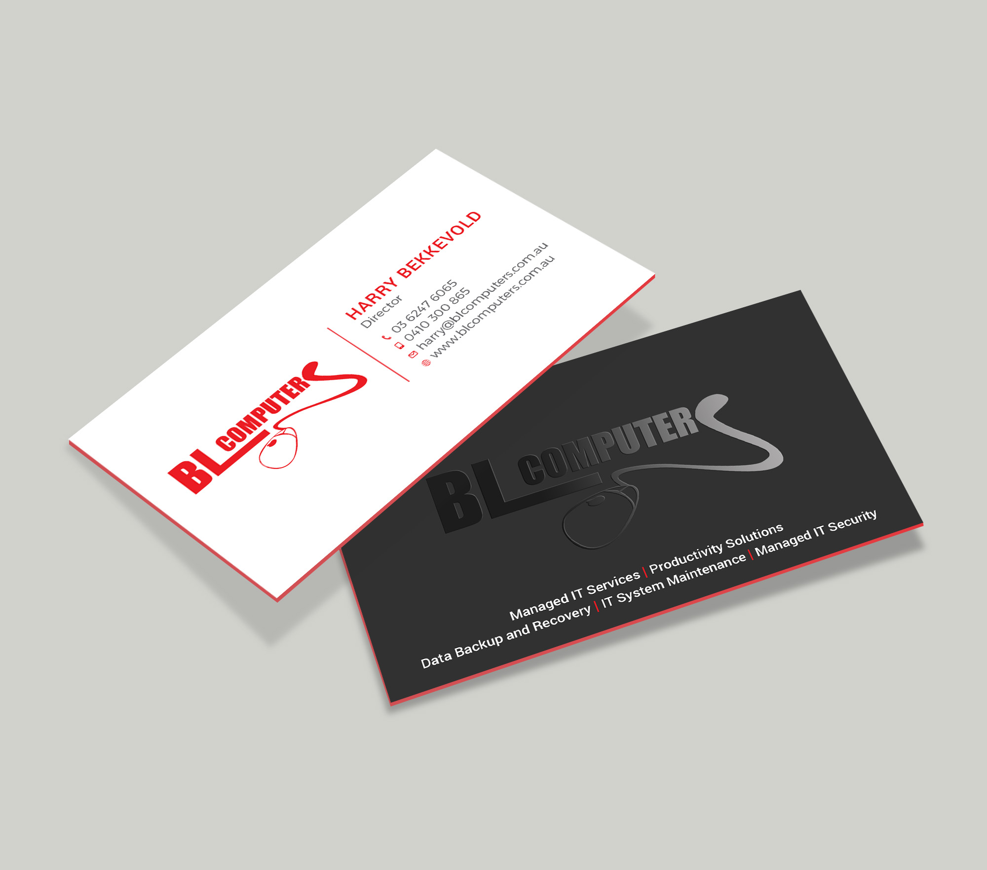 Design de Carte de Visite par Tripti Ranjan Gain pour BL Computers | Design #25255316