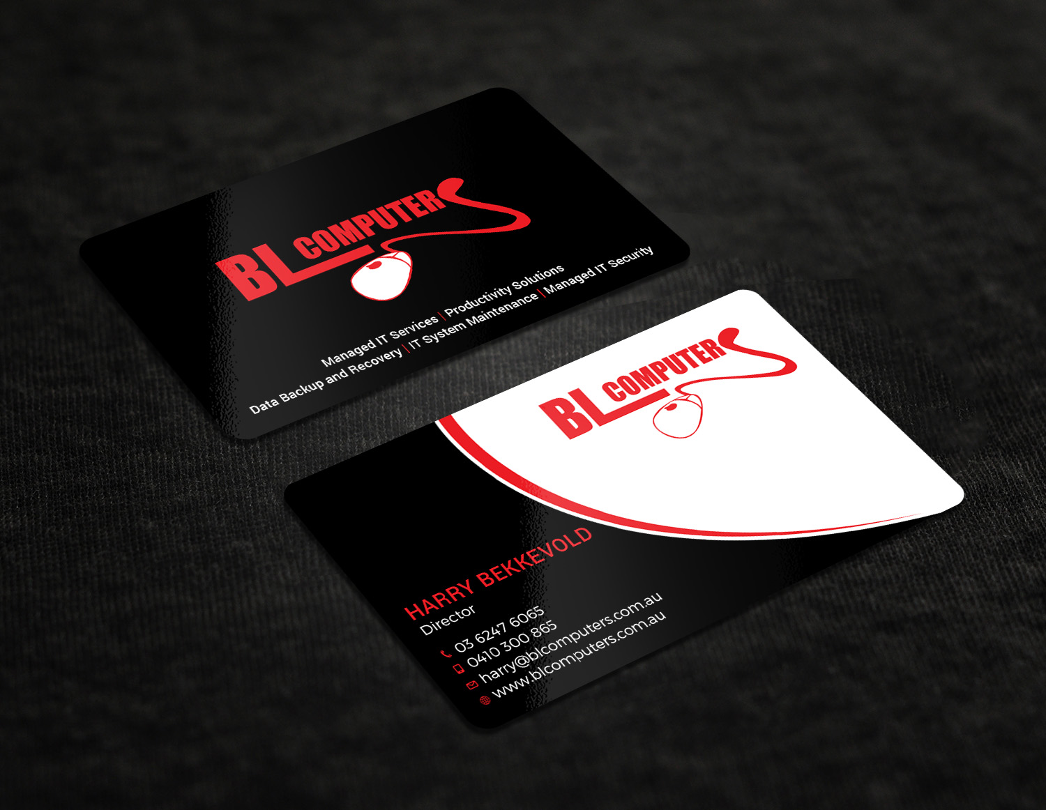Business Card Design by Tripti Ranjan Gain for BL Computers | Design #25255318