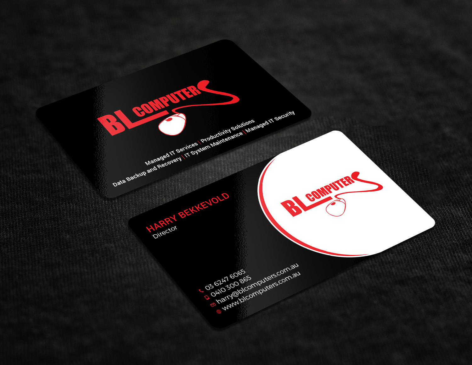 Design de Carte de Visite par Tripti Ranjan Gain pour BL Computers | Design #25255319