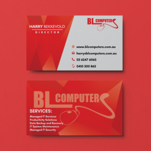 Business Card Design by Zak deZign for BL Computers | Design: #25234438