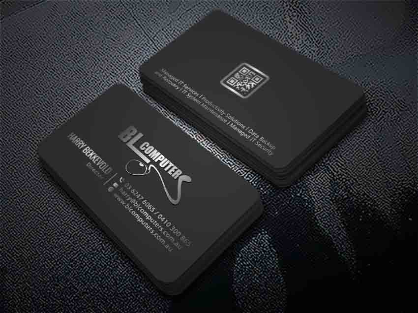 Diseño de Tarjeta de Presentación por saida 4 para BL Computers | Diseño: #25251101