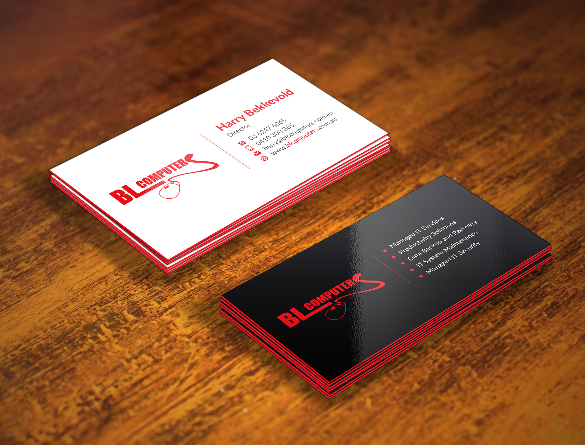 Business Card Design by Musa. A for BL Computers | Design #25236862