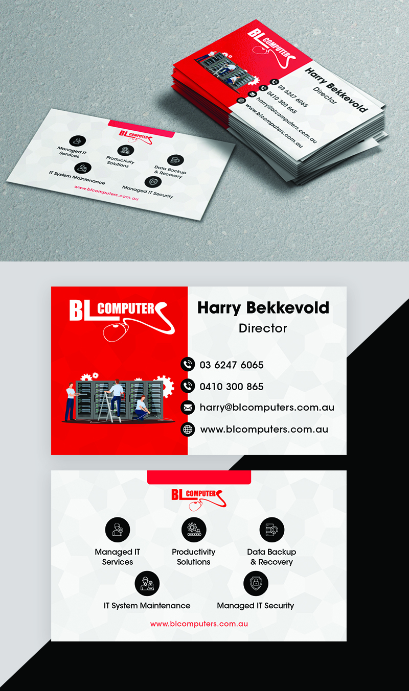 Business Card Design by AweSomeLogoTeam for BL Computers | Design #25232433