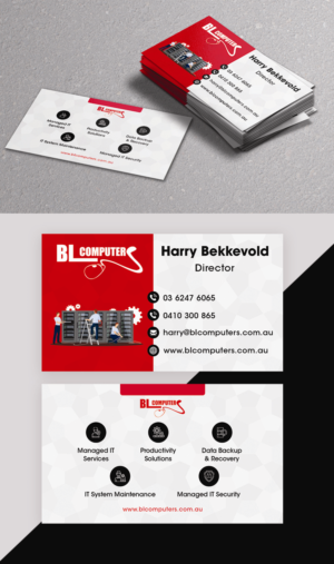 Design de Carte de Visite par AweSomeLogoTeam pour BL Computers | Design : #25232433