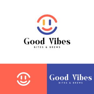 Good Vibes - Bites & Brews | Logo Design by Ng V Duc