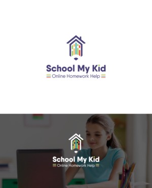 School My Kid; tagline: Online Homework Help | Logo-Design von :) Zoya