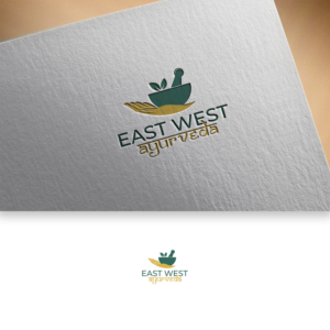 East West Ayurveda or EWA | Logo Design by DesignDUO
