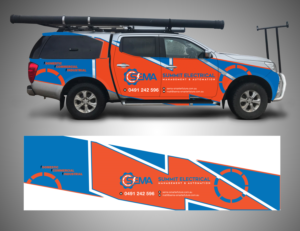 Electrical company needs a vehicle wrap design | Car Wrap-Design von Fine Graphics House
