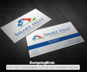 Visitenkarten-Design von Designing Birds für Smart Heat | Design: #25244156