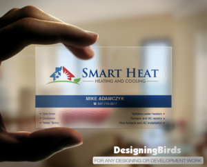 Business Card Design by Designing Birds for Smart Heat | Design: #25244551