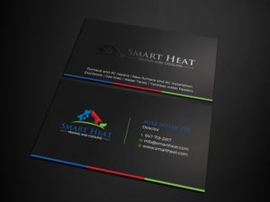 Business Card Design by Tripti Ranjan Gain for Smart Heat | Design: #25243114