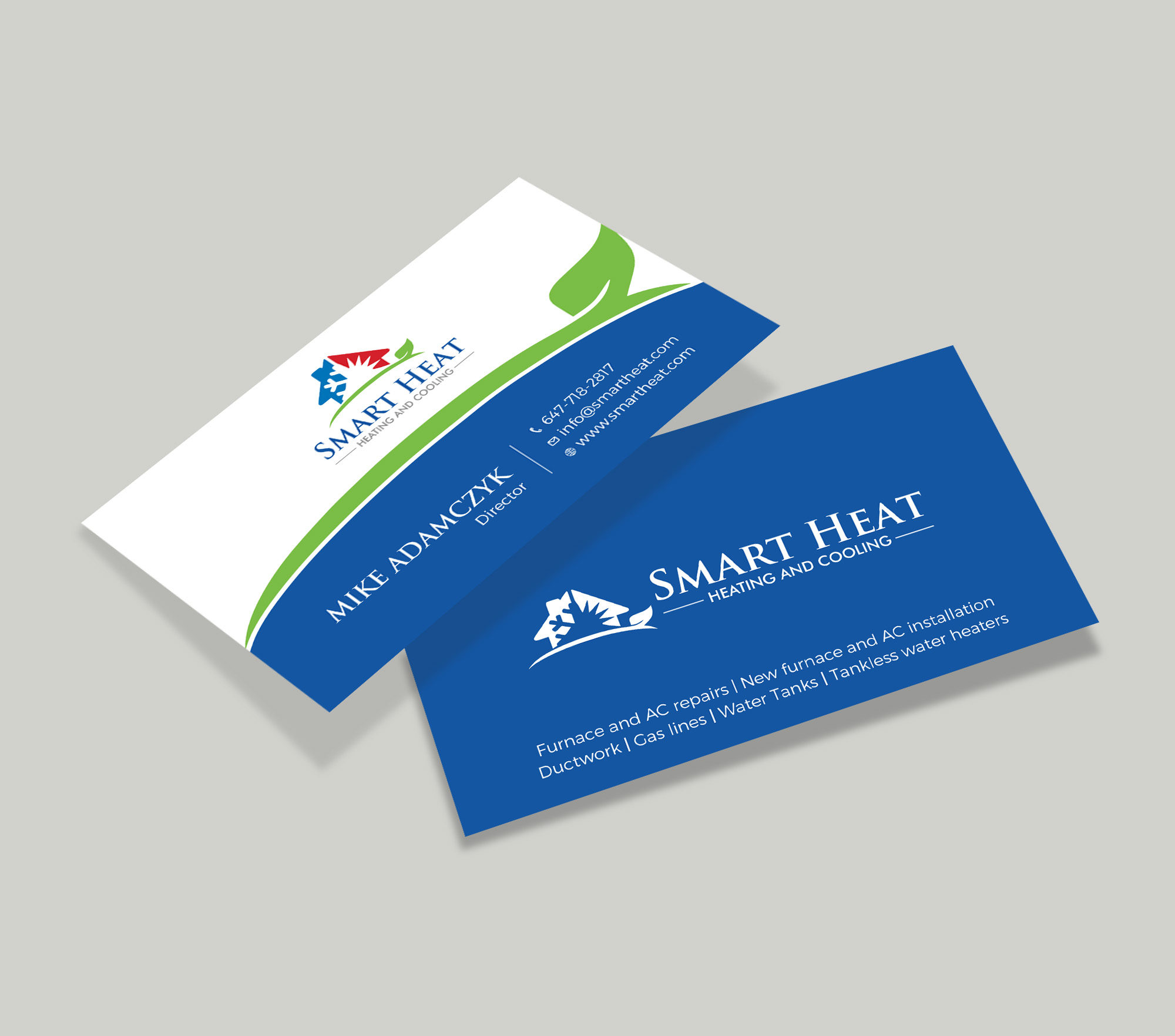 Design de Carte de Visite par Tripti Ranjan Gain pour Smart Heat | Design #25243129
