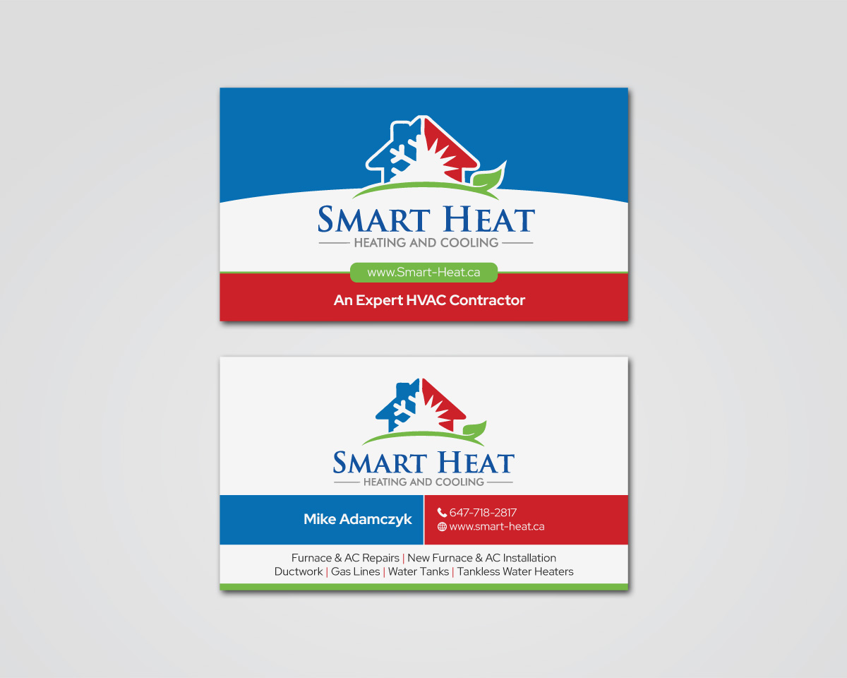 Business Card Design by MDesign for Smart Heat | Design #25242588