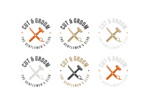 cut & groom (brand name) / the gentlemen's club (brand purpose) | Design de Logo par christianpoetoe