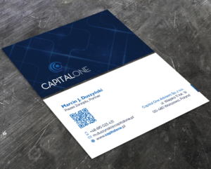 Business Card Design by Verified artistry (Design garden) for CAPITAL ONE PARTNERS SP. Z O.O. SP.K. | Design: #25243021