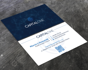 Business Card Design by Verified artistry (Design garden) for CAPITAL ONE PARTNERS SP. Z O.O. SP.K. | Design: #25243025