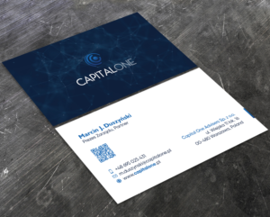 Business Card Design by Verified artistry (Design garden) for CAPITAL ONE PARTNERS SP. Z O.O. SP.K. | Design: #25243033