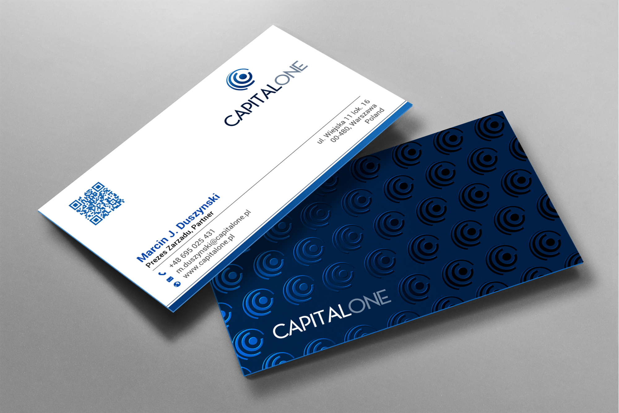 Business Card Design by chandrayaan.creative for CAPITAL ONE PARTNERS SP. Z O.O. SP.K. | Design #25255956