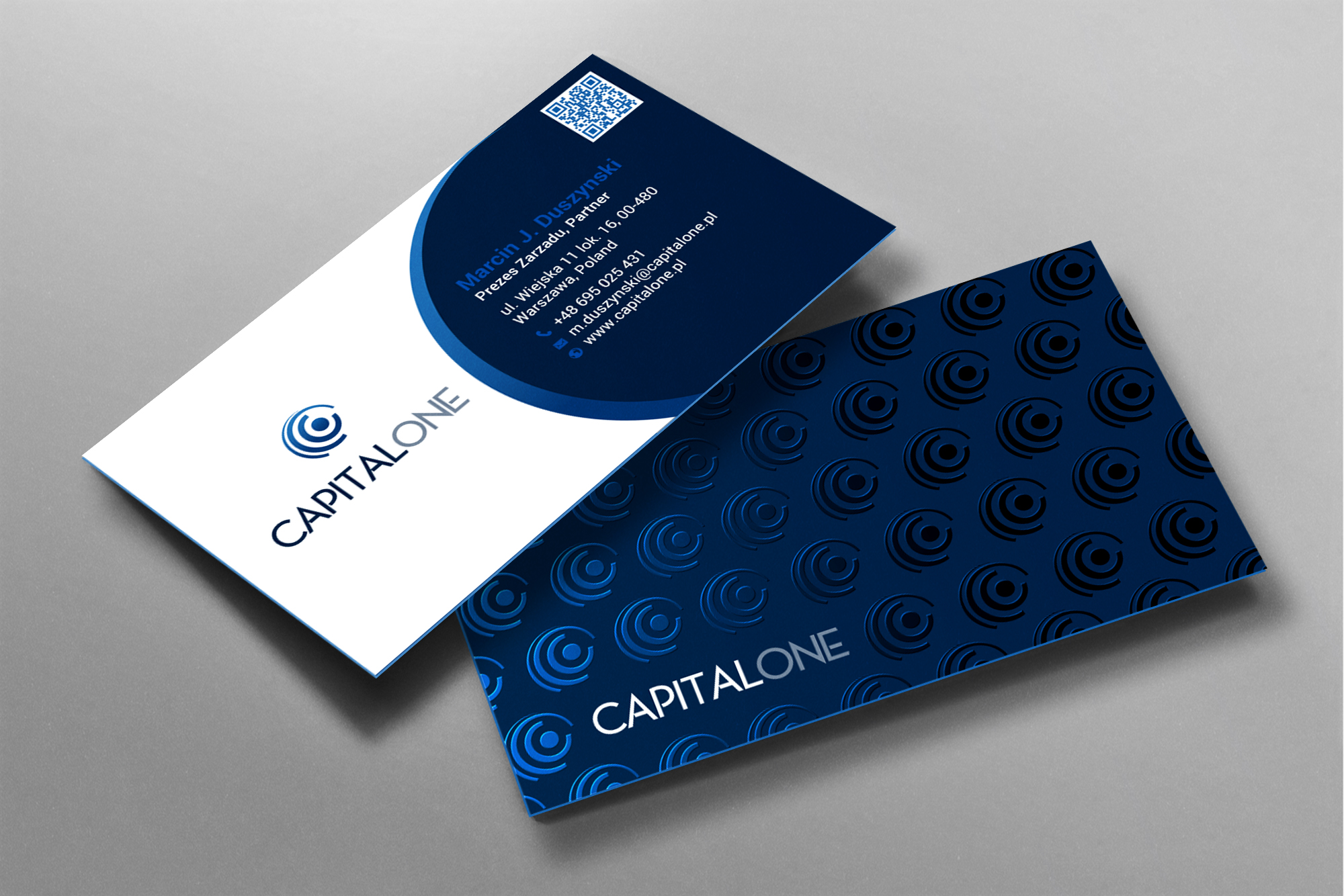Business Card Design by chandrayaan.creative for CAPITAL ONE PARTNERS SP. Z O.O. SP.K. | Design #25255959