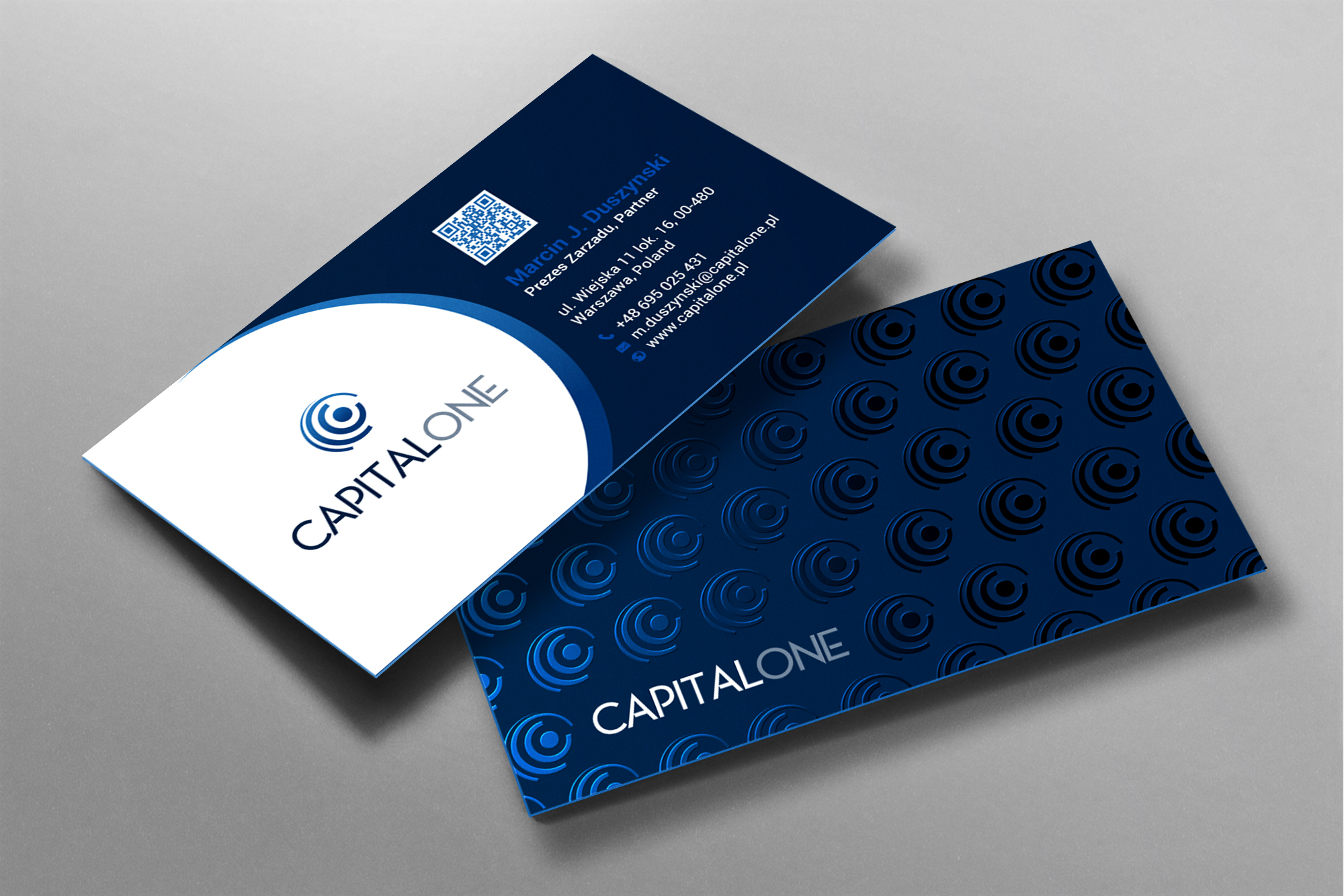 Business Card Design by chandrayaan.creative for CAPITAL ONE PARTNERS SP. Z O.O. SP.K. | Design #25255960