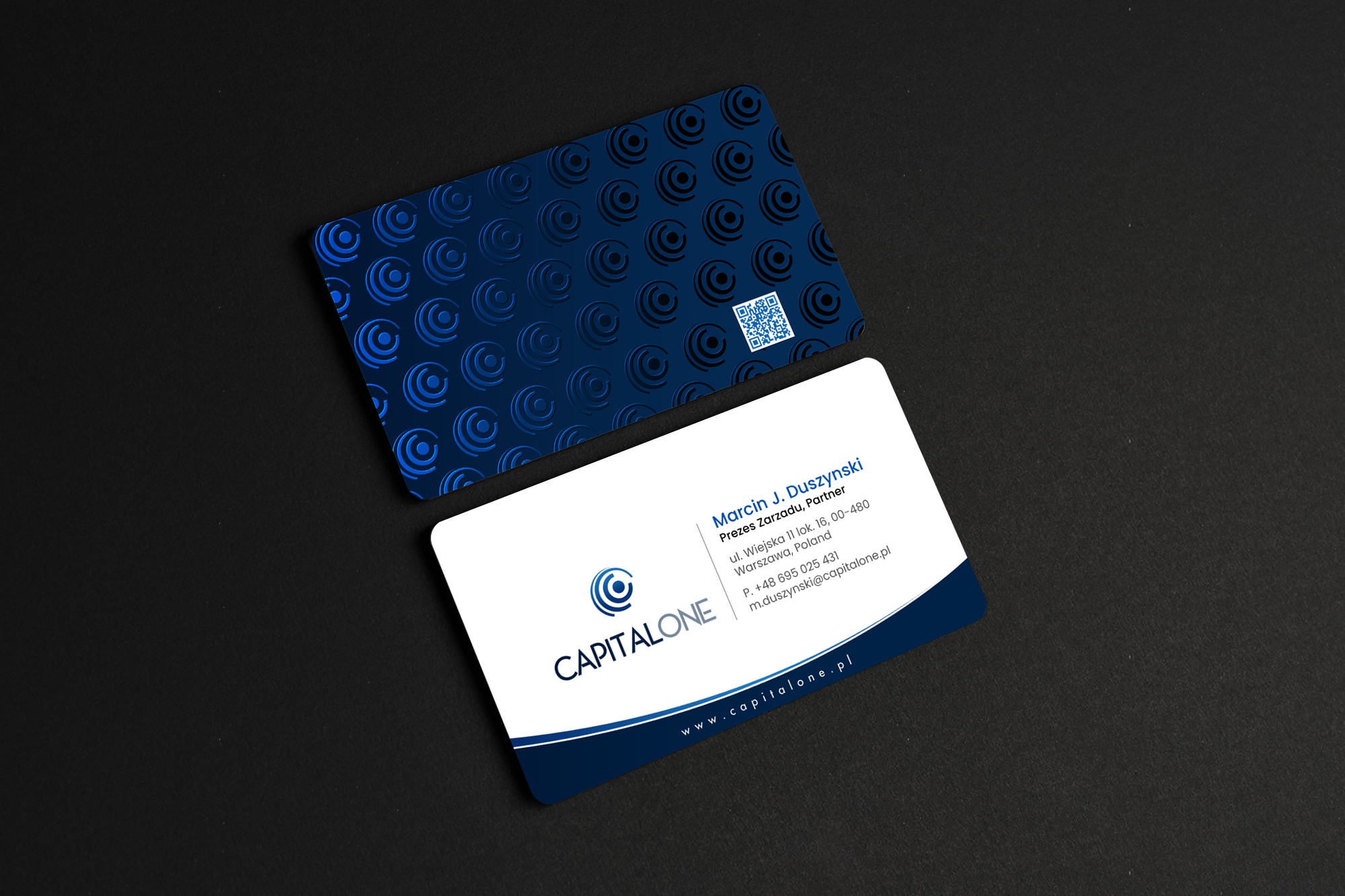 Business Card Design by chandrayaan.creative for CAPITAL ONE PARTNERS SP. Z O.O. SP.K. | Design #25255976