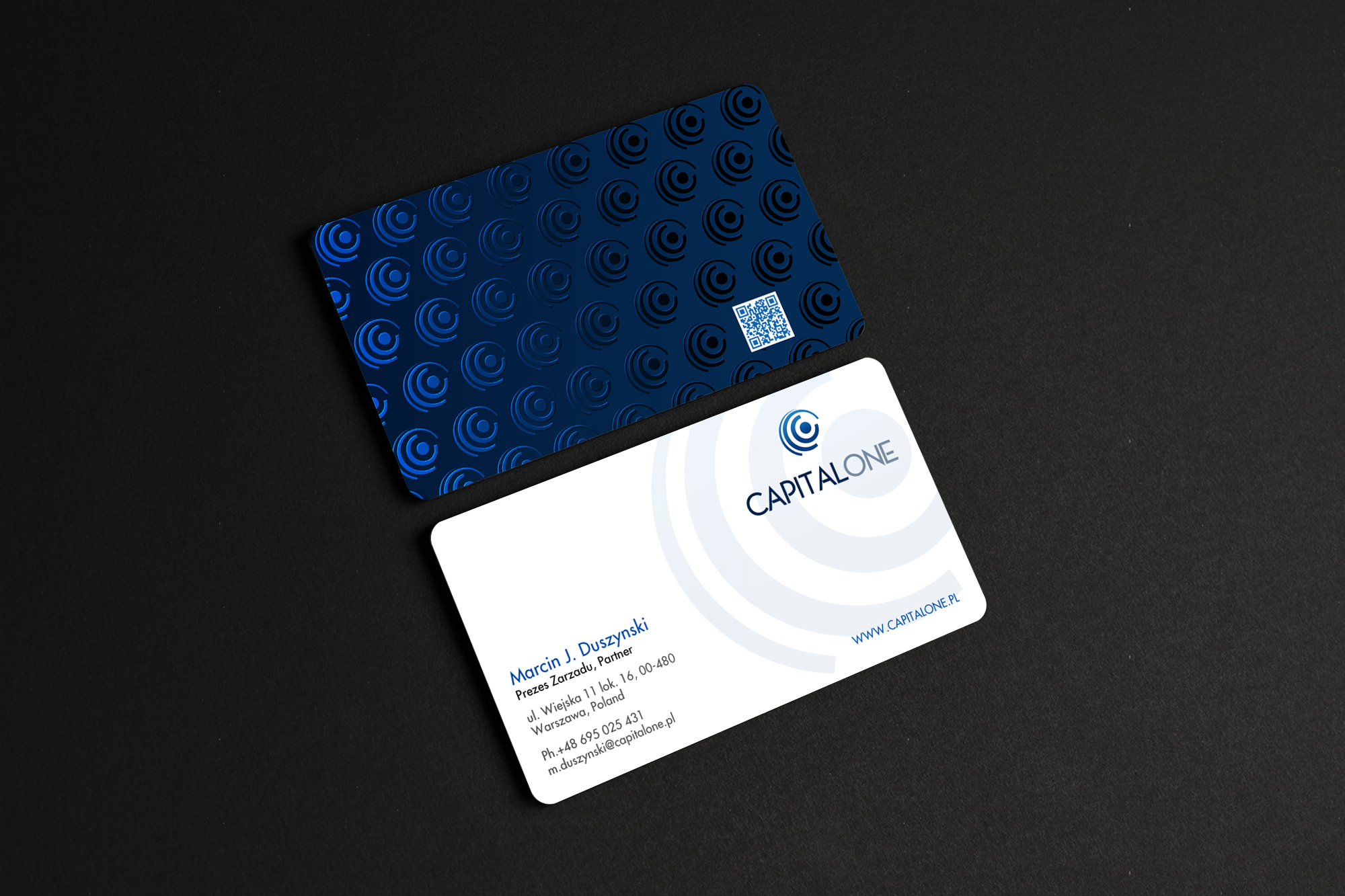 Business Card Design by chandrayaan.creative for CAPITAL ONE PARTNERS SP. Z O.O. SP.K. | Design #25255978