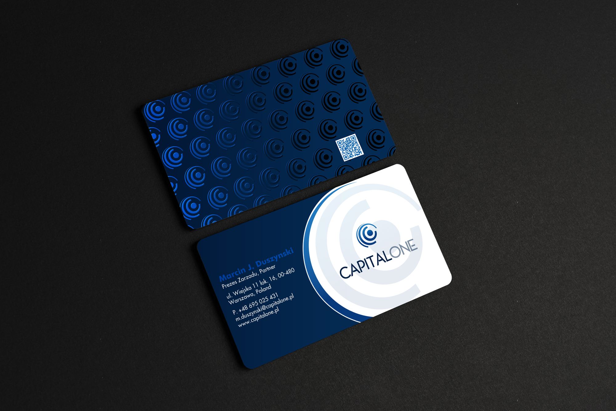 Business Card Design by chandrayaan.creative for CAPITAL ONE PARTNERS SP. Z O.O. SP.K. | Design #25255983