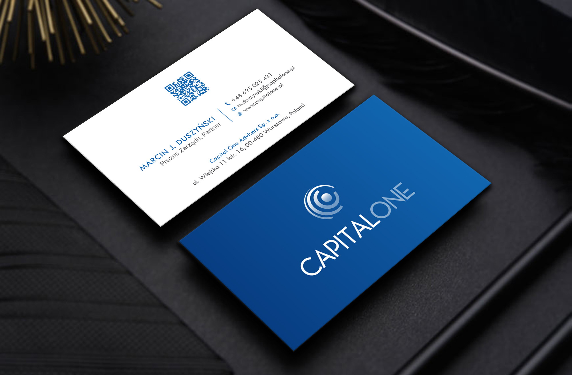 Visitenkarten-Design von Tripti Ranjan Gain für CAPITAL ONE PARTNERS SP. Z O.O. SP.K. | Design #25253498