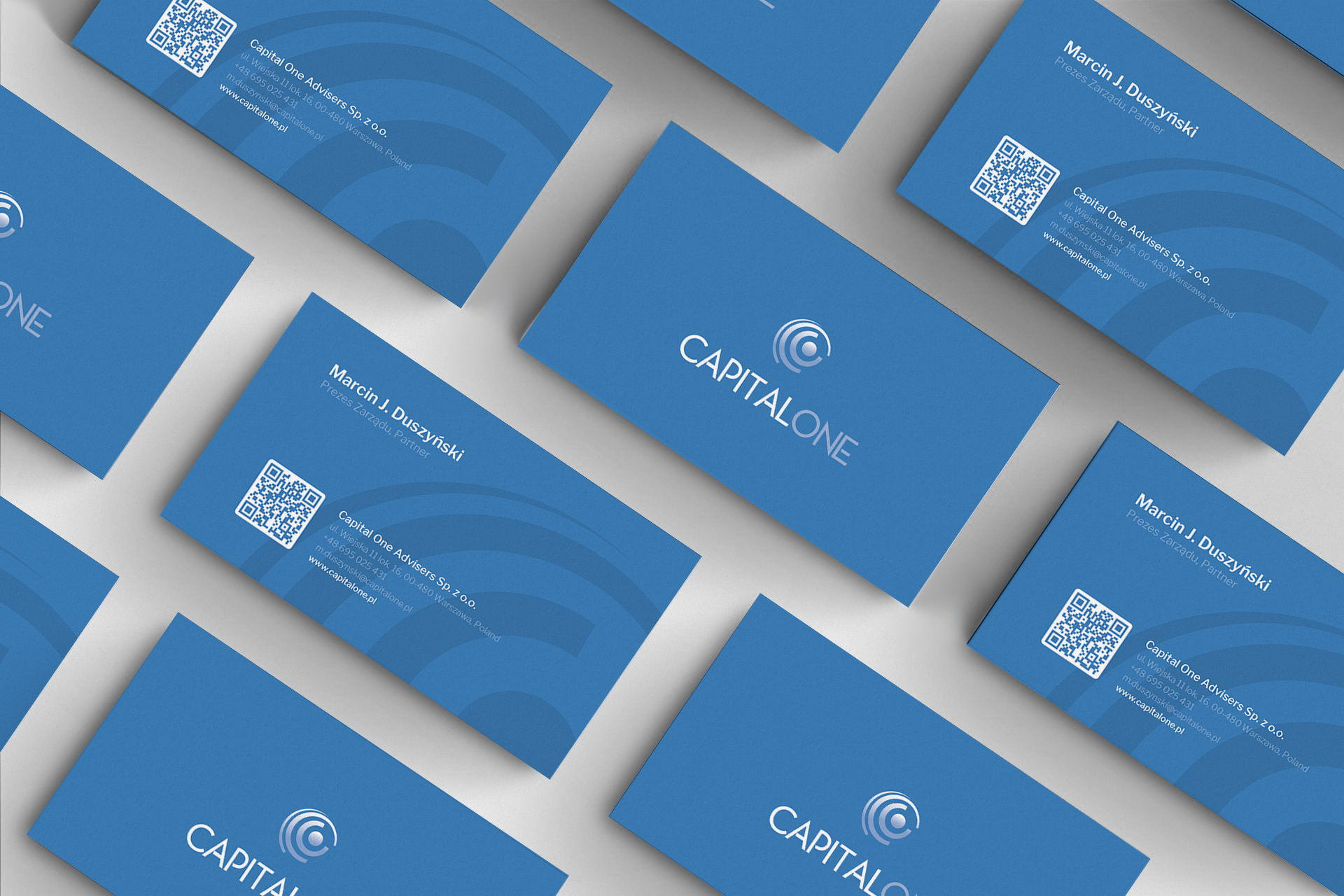 Business Card Design by Tram Dang for CAPITAL ONE PARTNERS SP. Z O.O. SP.K. | Design #25274483