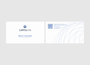 Business Card Design by Tram Dang for CAPITAL ONE PARTNERS SP. Z O.O. SP.K. | Design: #25274492