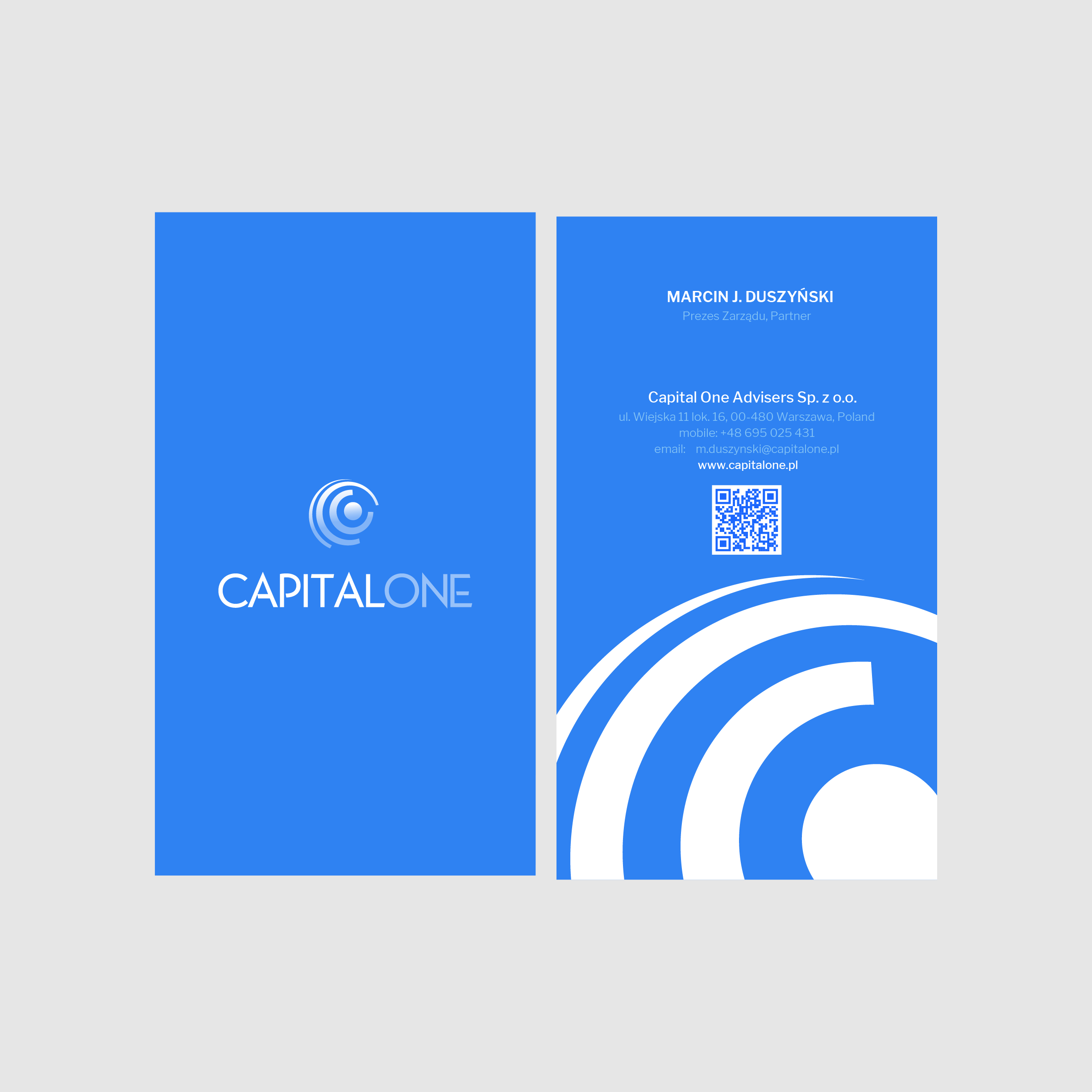 Business Card Design by Tram Dang for CAPITAL ONE PARTNERS SP. Z O.O. SP.K. | Design #25274511