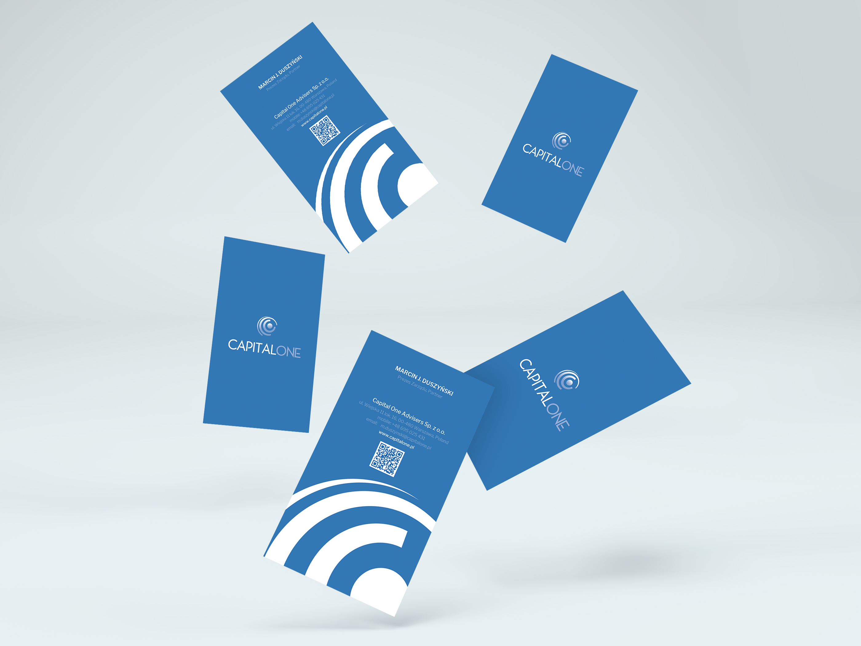 Visitenkarten-Design von Tram Dang für CAPITAL ONE PARTNERS SP. Z O.O. SP.K. | Design #25274512