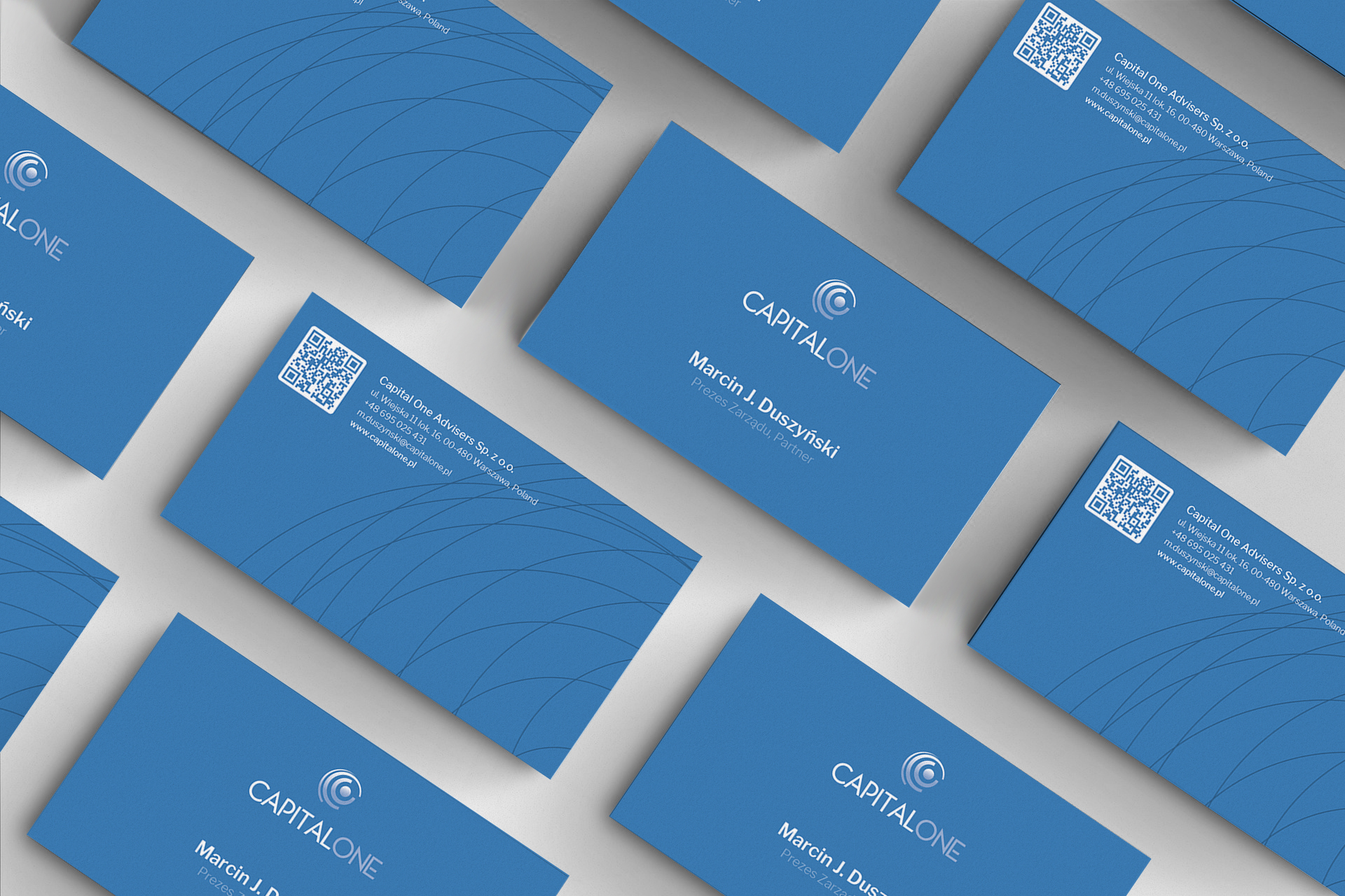 Business Card Design by Tram Dang for CAPITAL ONE PARTNERS SP. Z O.O. SP.K. | Design #25274545