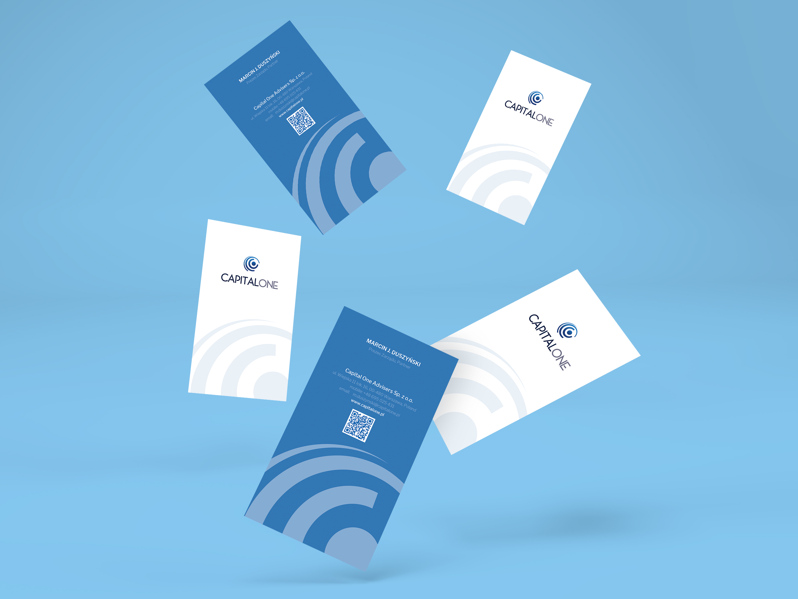 Business Card Design by Tram Dang for CAPITAL ONE PARTNERS SP. Z O.O. SP.K. | Design #25274558