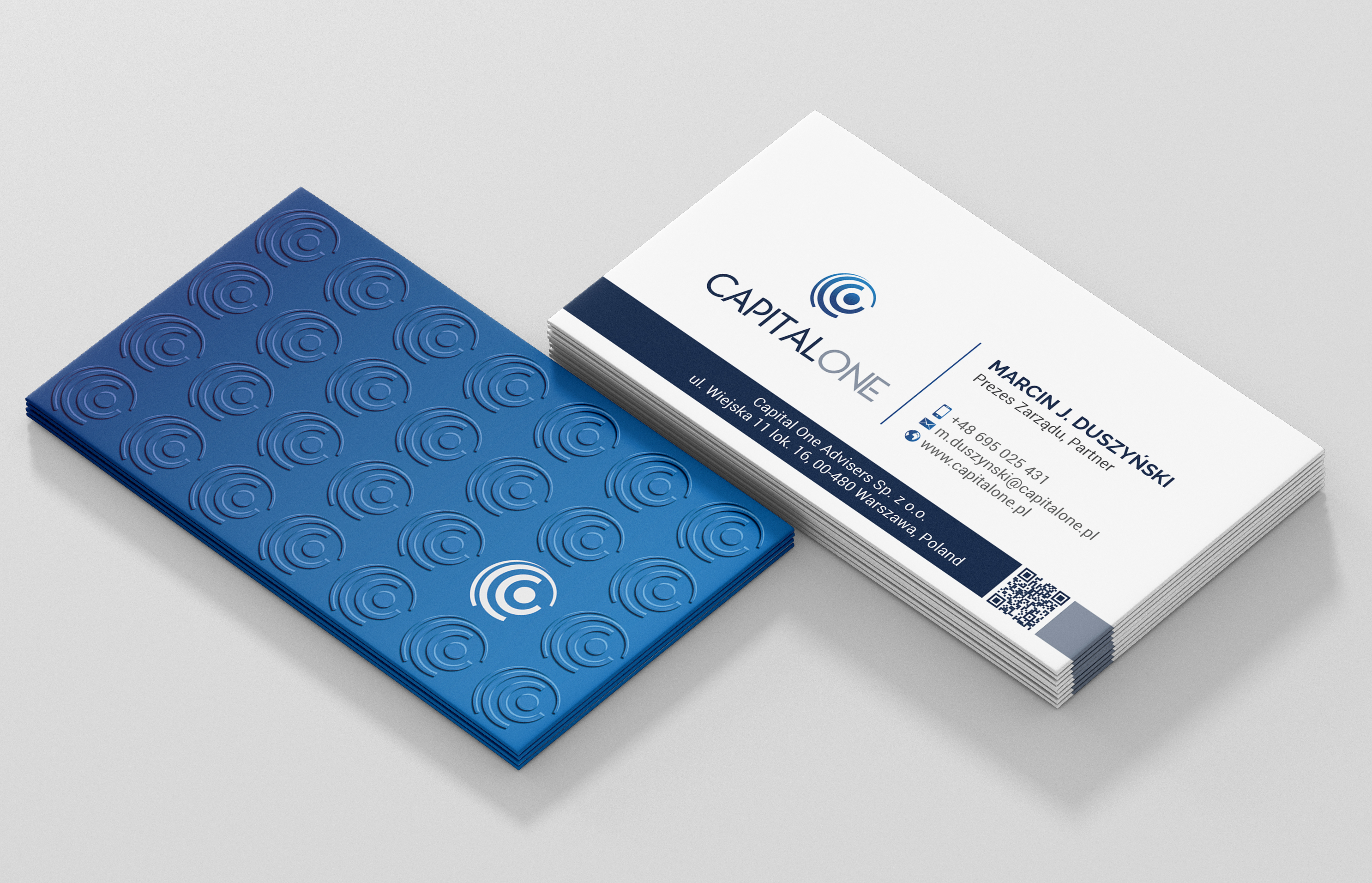 Business Card Design by R.design for CAPITAL ONE PARTNERS SP. Z O.O. SP.K. | Design #25242557
