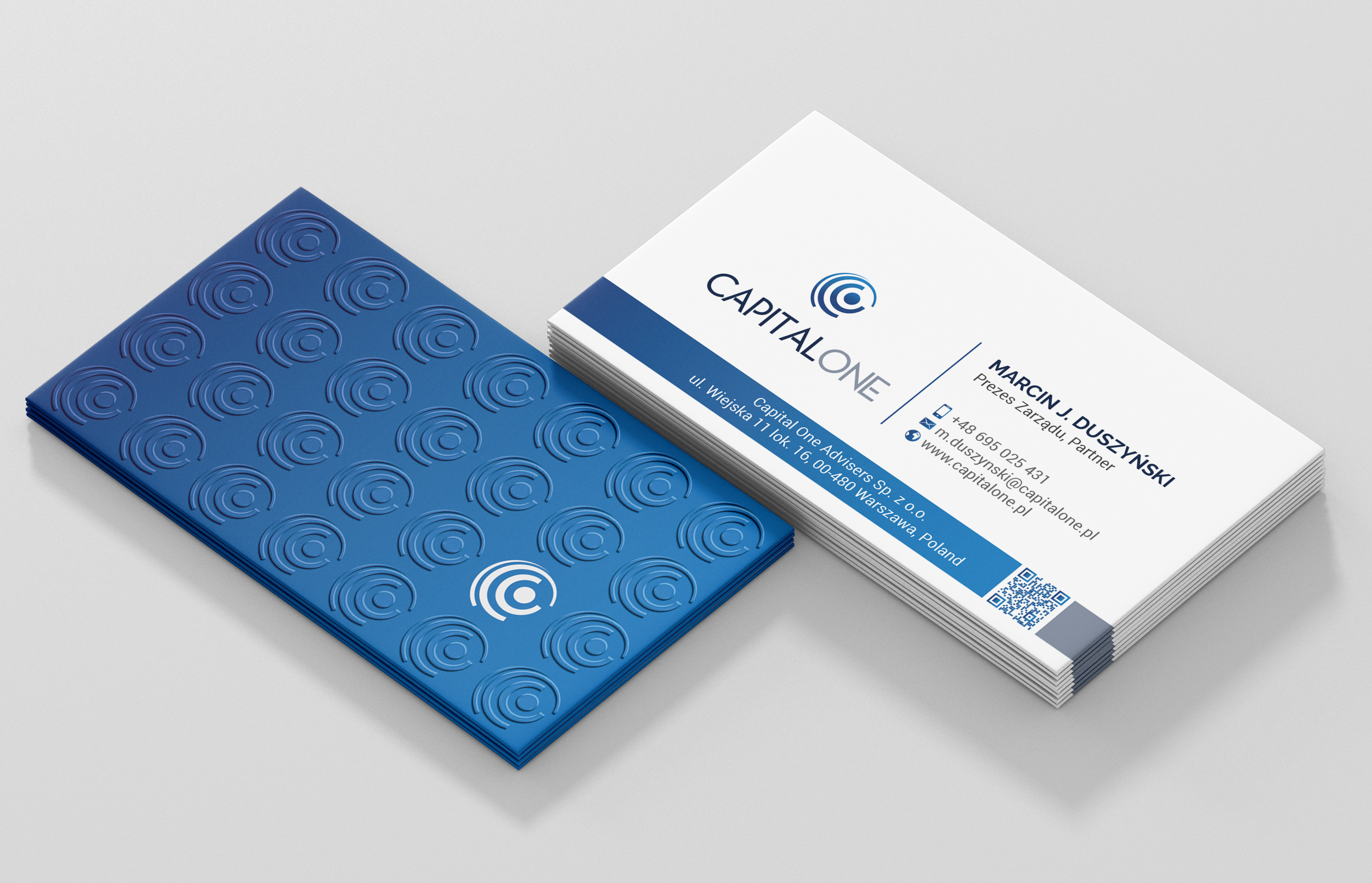 Business Card Design by R.design for CAPITAL ONE PARTNERS SP. Z O.O. SP.K. | Design #25242560