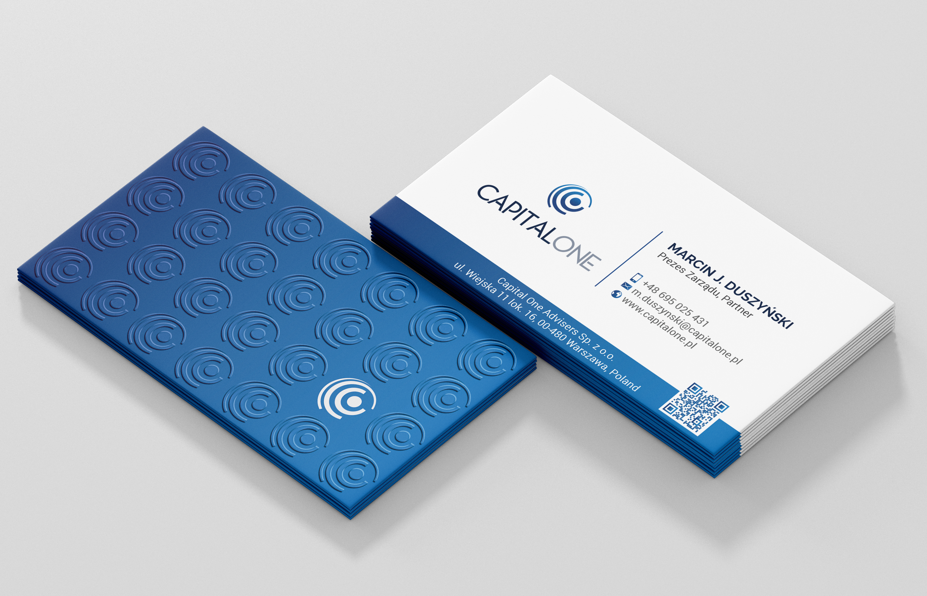 Business Card Design by R.design for CAPITAL ONE PARTNERS SP. Z O.O. SP.K. | Design #25242562