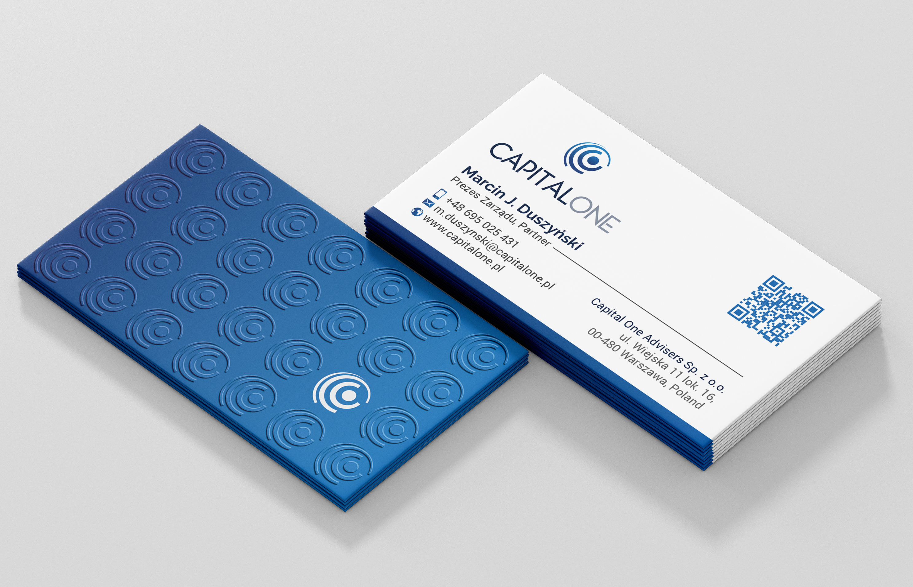 Business Card Design by R.design for CAPITAL ONE PARTNERS SP. Z O.O. SP.K. | Design #25242753