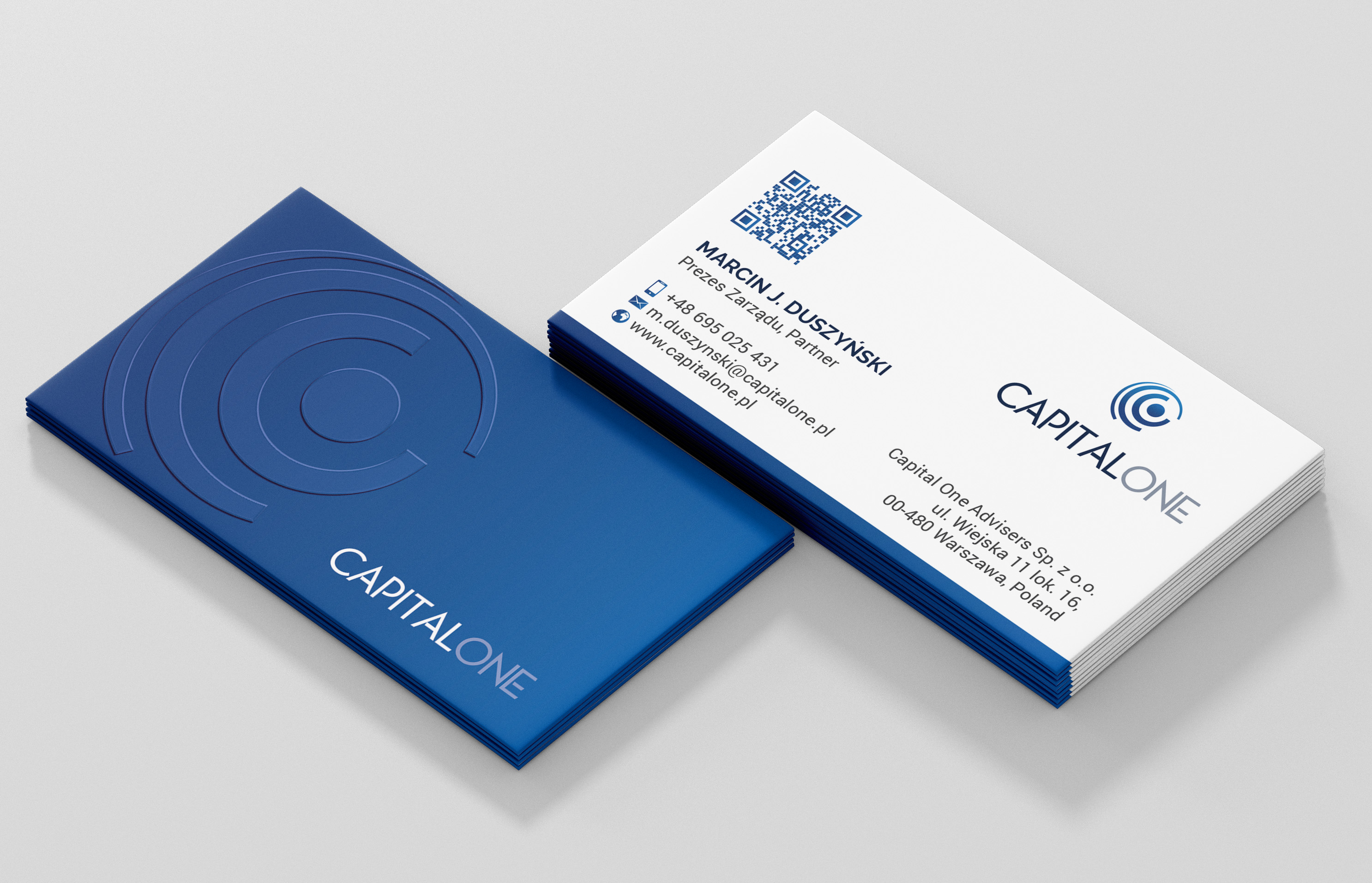 Diseño de Tarjeta de Presentación por R.design para CAPITAL ONE PARTNERS SP. Z O.O. SP.K. | Diseño #25250107