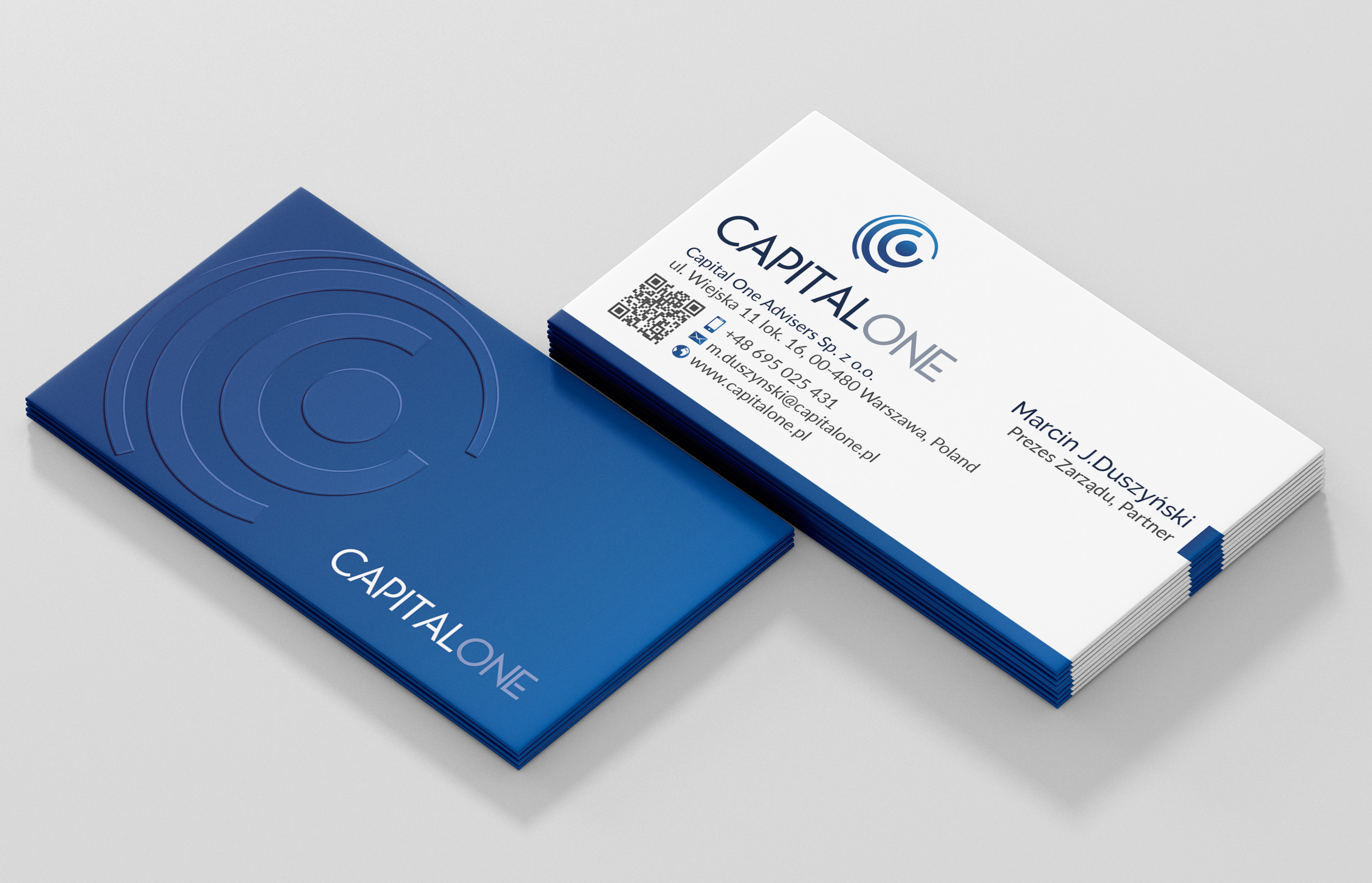 Business Card Design by R.design for CAPITAL ONE PARTNERS SP. Z O.O. SP.K. | Design #25262170