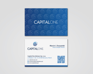 Visitenkarten-Design von MDesign für CAPITAL ONE PARTNERS SP. Z O.O. SP.K. | Design: #25254380