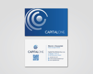 Visitenkarten-Design von MDesign für CAPITAL ONE PARTNERS SP. Z O.O. SP.K. | Design #25254386
