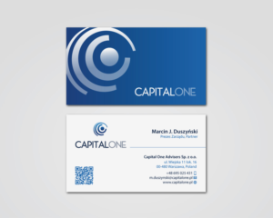 Design de Carte de Visite par MDesign pour CAPITAL ONE PARTNERS SP. Z O.O. SP.K. | Design : #25267400