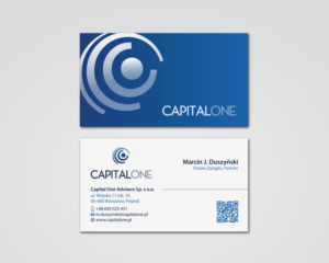 Design de Carte de Visite par MDesign pour CAPITAL ONE PARTNERS SP. Z O.O. SP.K. | Design : #25267402